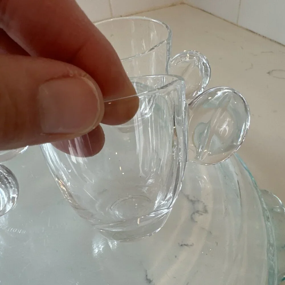SPIEGELAU Germany Glass Espresso Set of 4 Cups